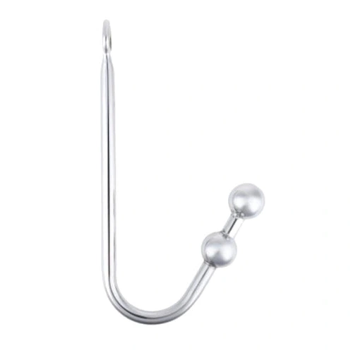 Stainless 4417 Anal Two Balls Pleasurable Hook Steel 0912